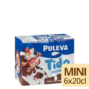 Шоколадный молочный коктейль, 90% молока Puleva