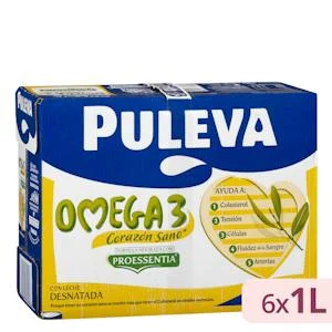 Молочный напиток Омега-3 Puleva с обезжиренным молоком