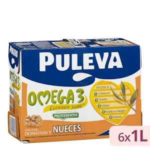 Молочный напиток Omega 3 Puleva с грецкими орехами и обезжиренным молоком
