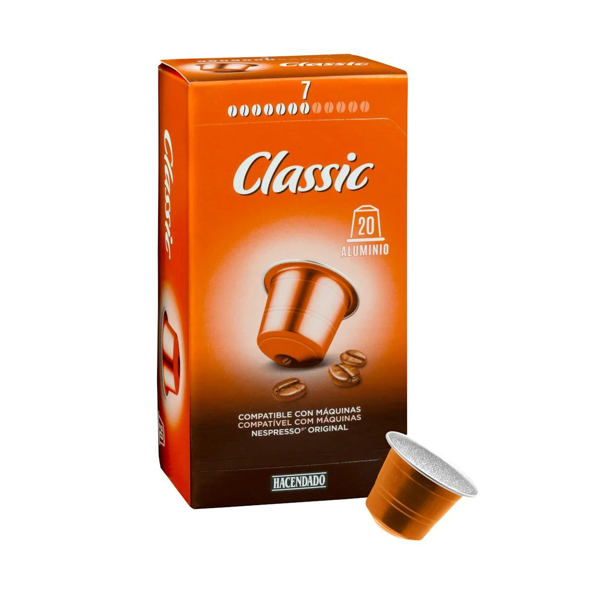 Espresso-Kaffeekapseln Hacendado