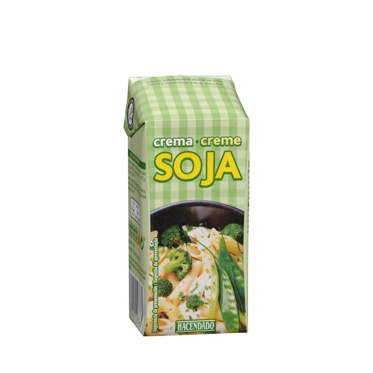 Crema de soja Hacendado