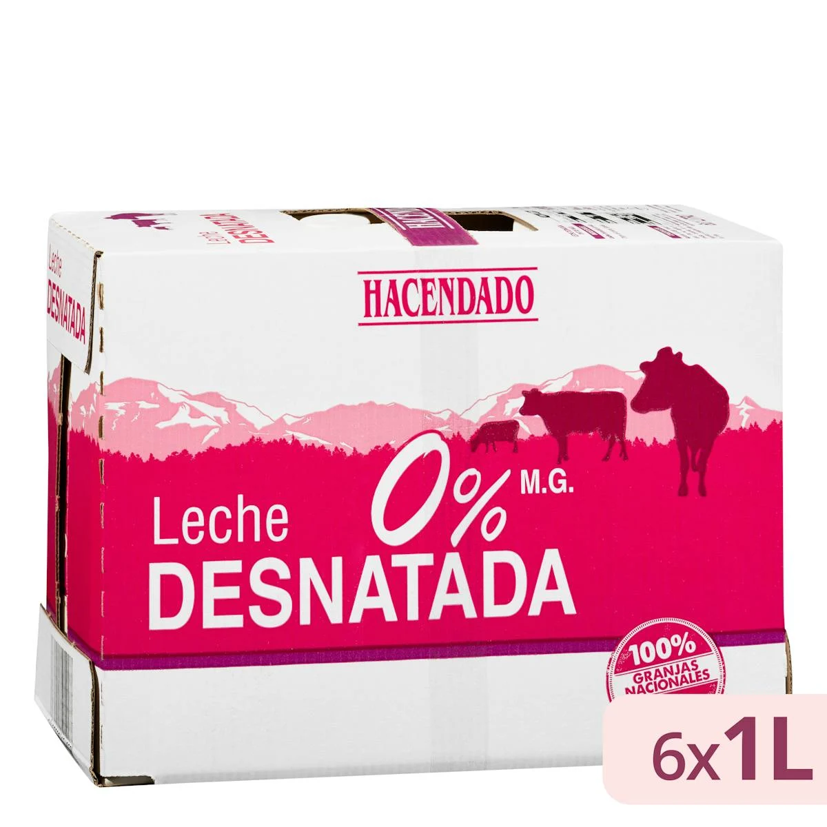 Llet desnatada Hacendado