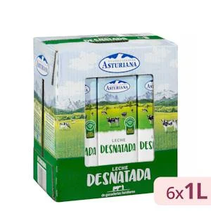 Обезжиренное молоко Asturiana