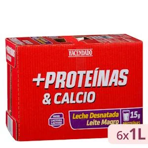 Обезжиренное молоко +Proteínas & calcio