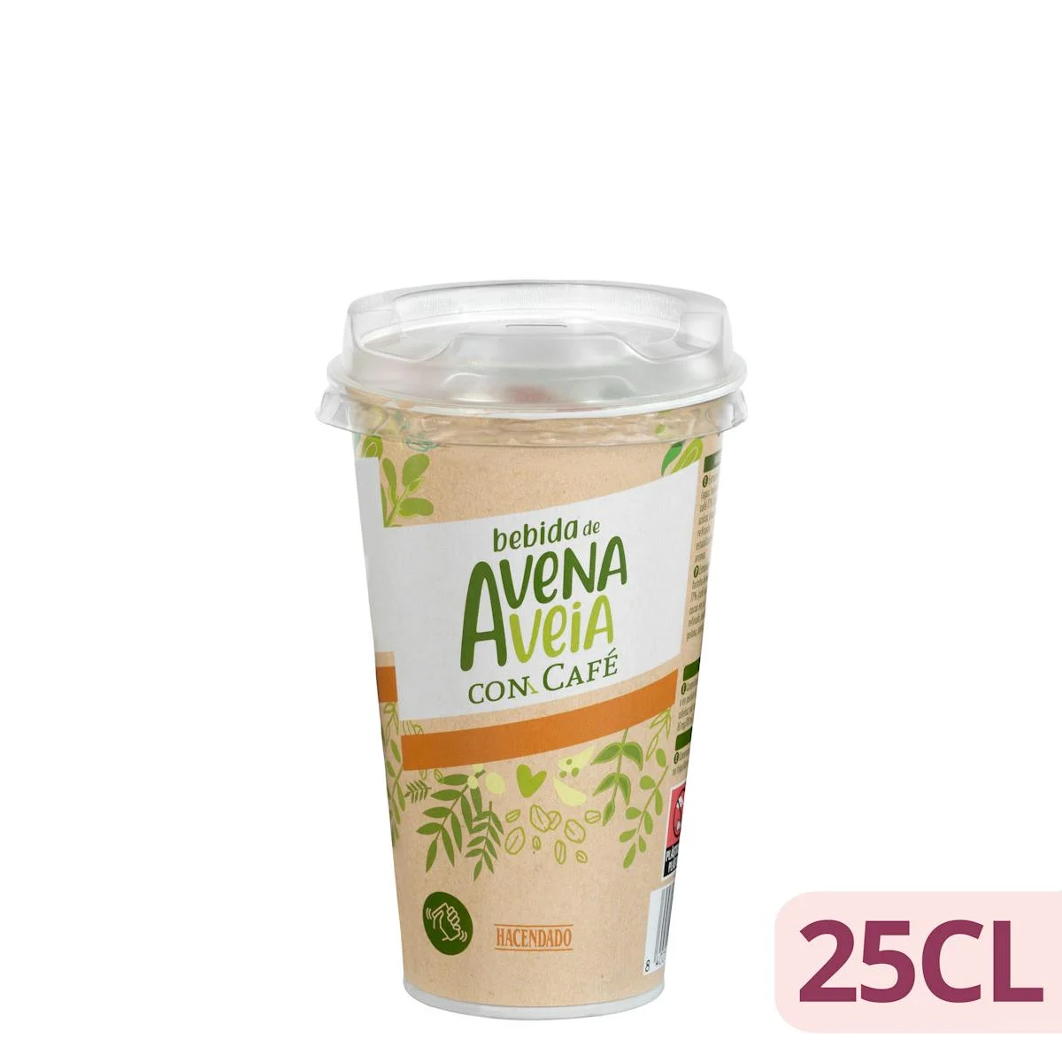Haferdrink mit Kaffee Hacendado