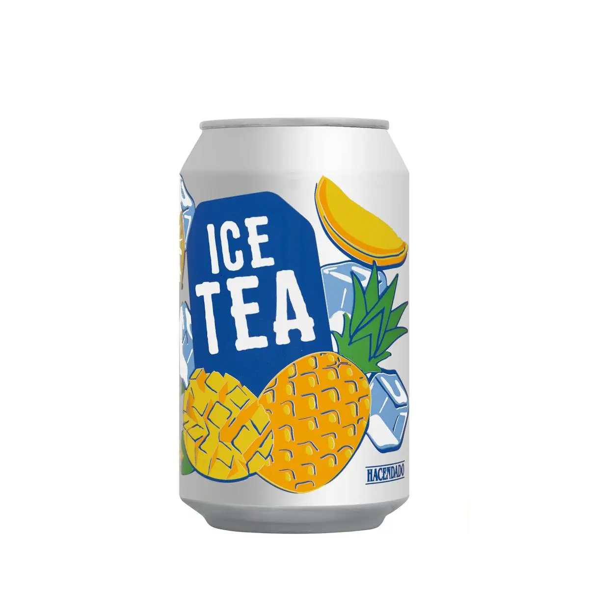 Mango and pineapple flavored tea soft drink Hacendado