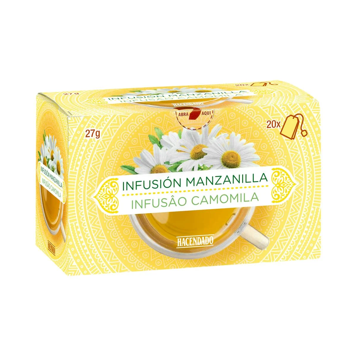 Infusión Manzanilla Hacendado