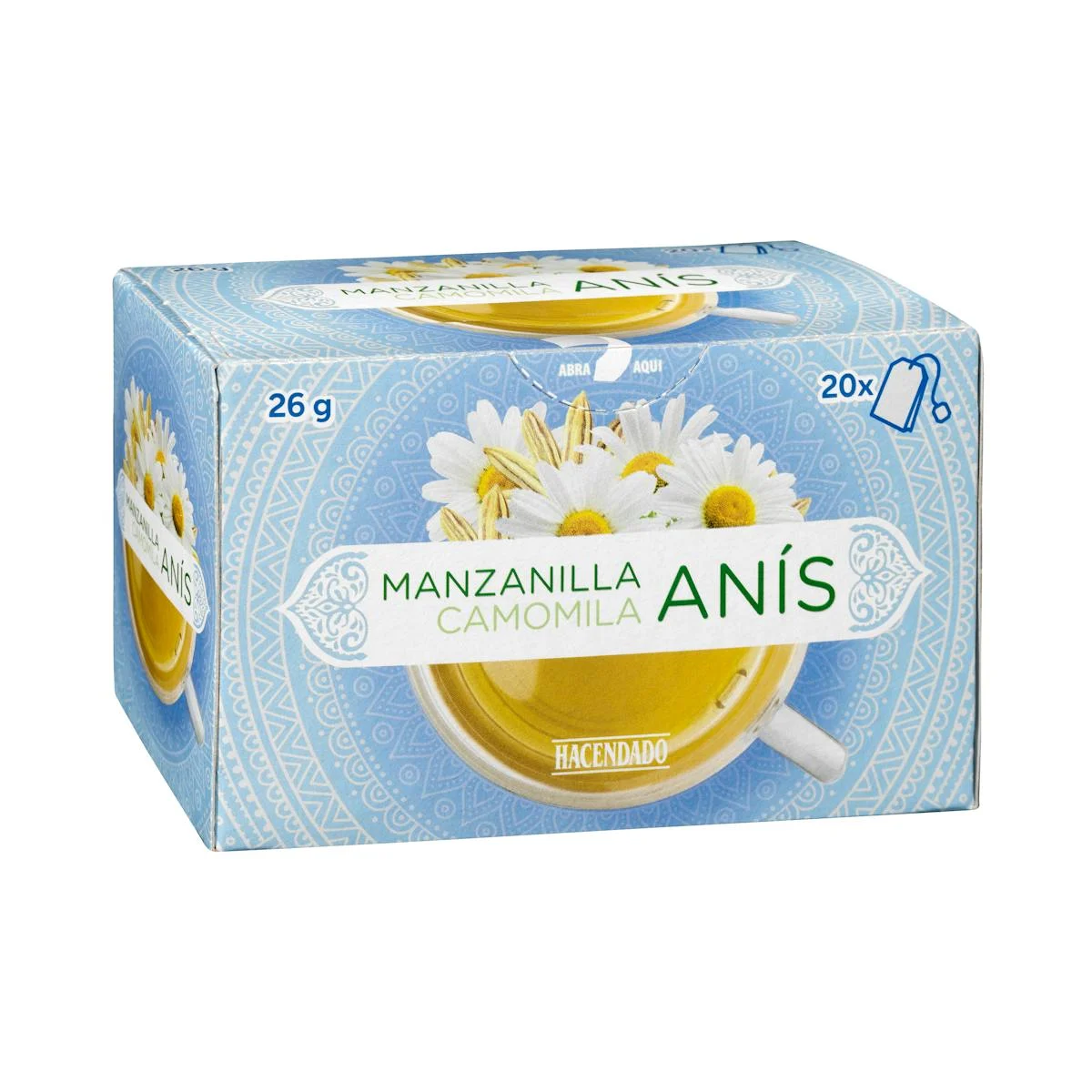 Infusión Manzanilla con anís Hacendado