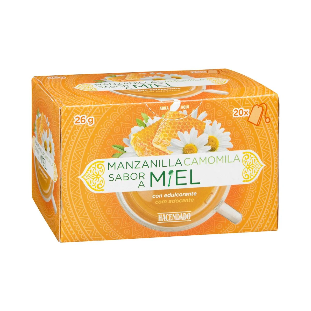 Infusió Camamil·la sabor mel Hacendado