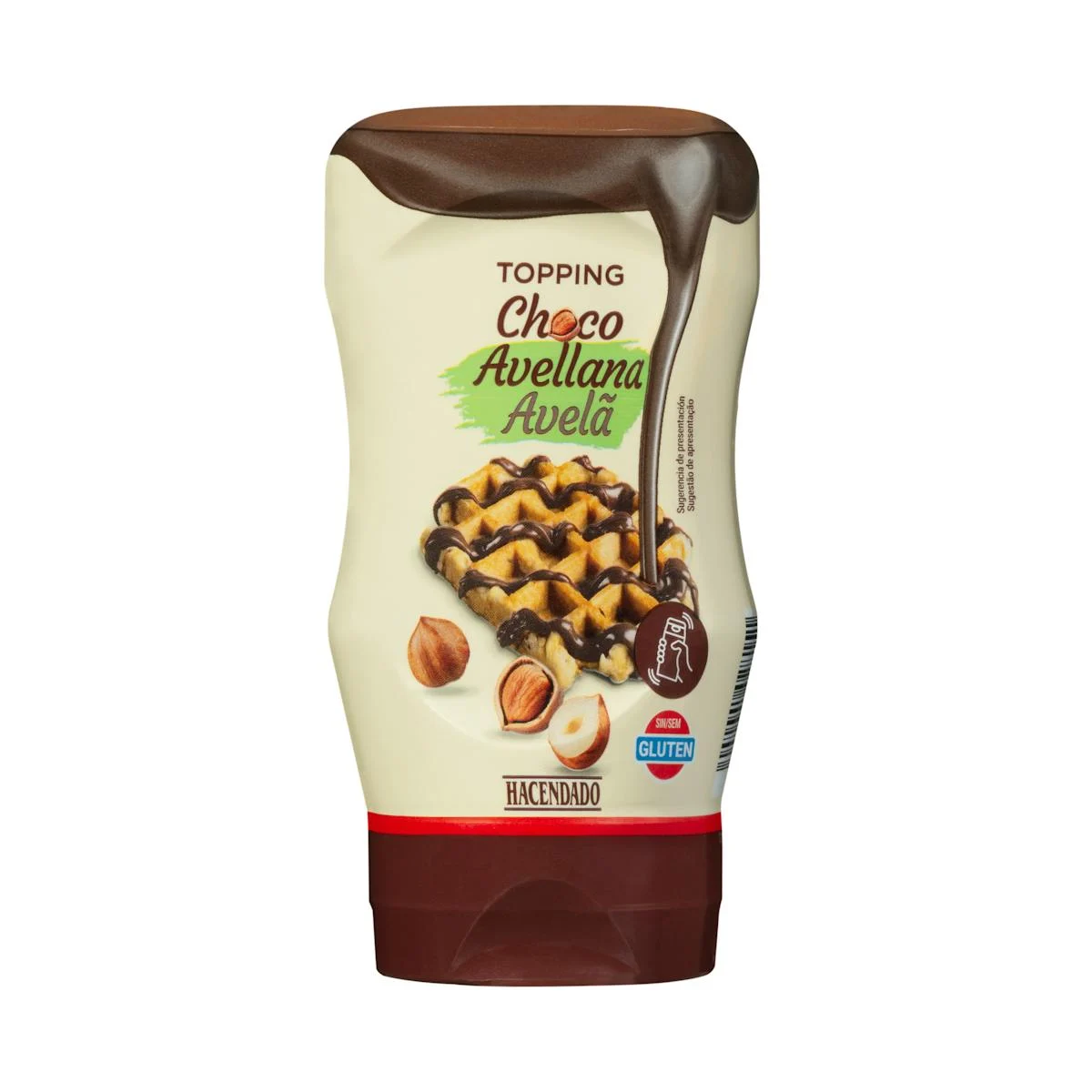 Topping de xocolata d'avellana Hacendado