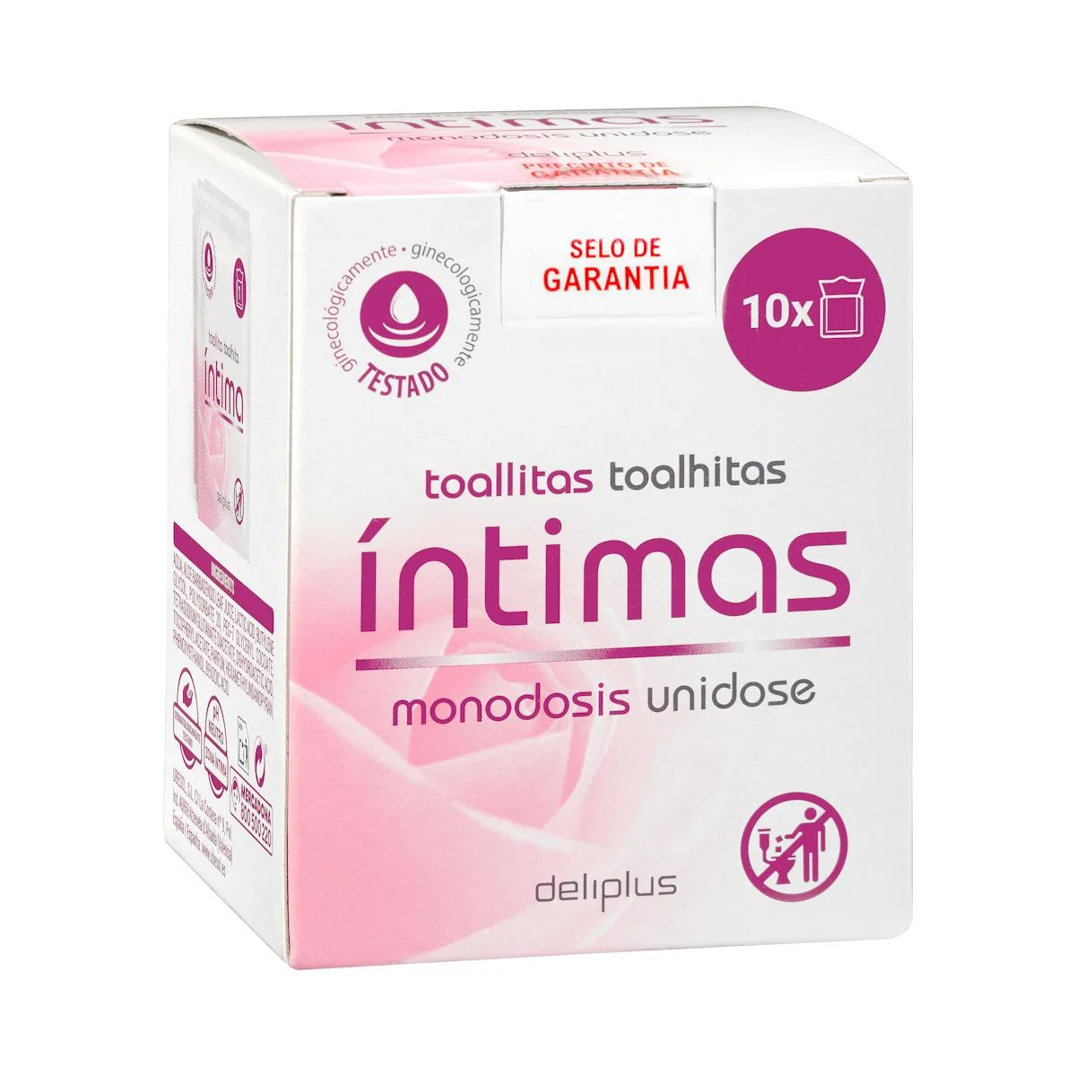 Einzeln verpackte Intimpflegetücher Deliplus