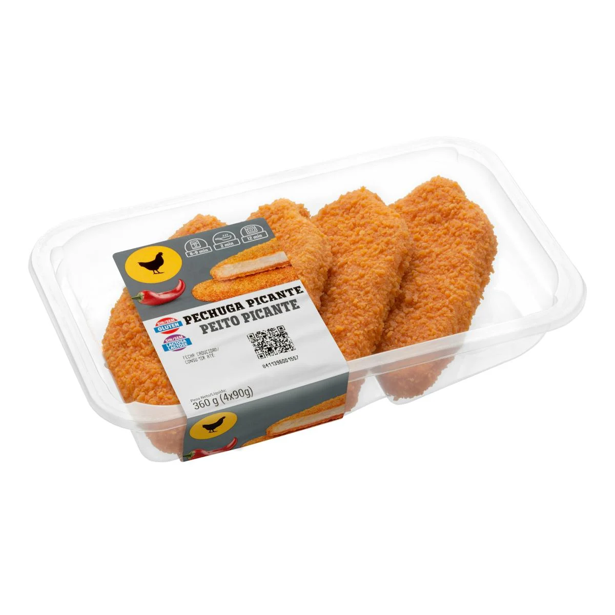 Poulet pané épicé sans gluten