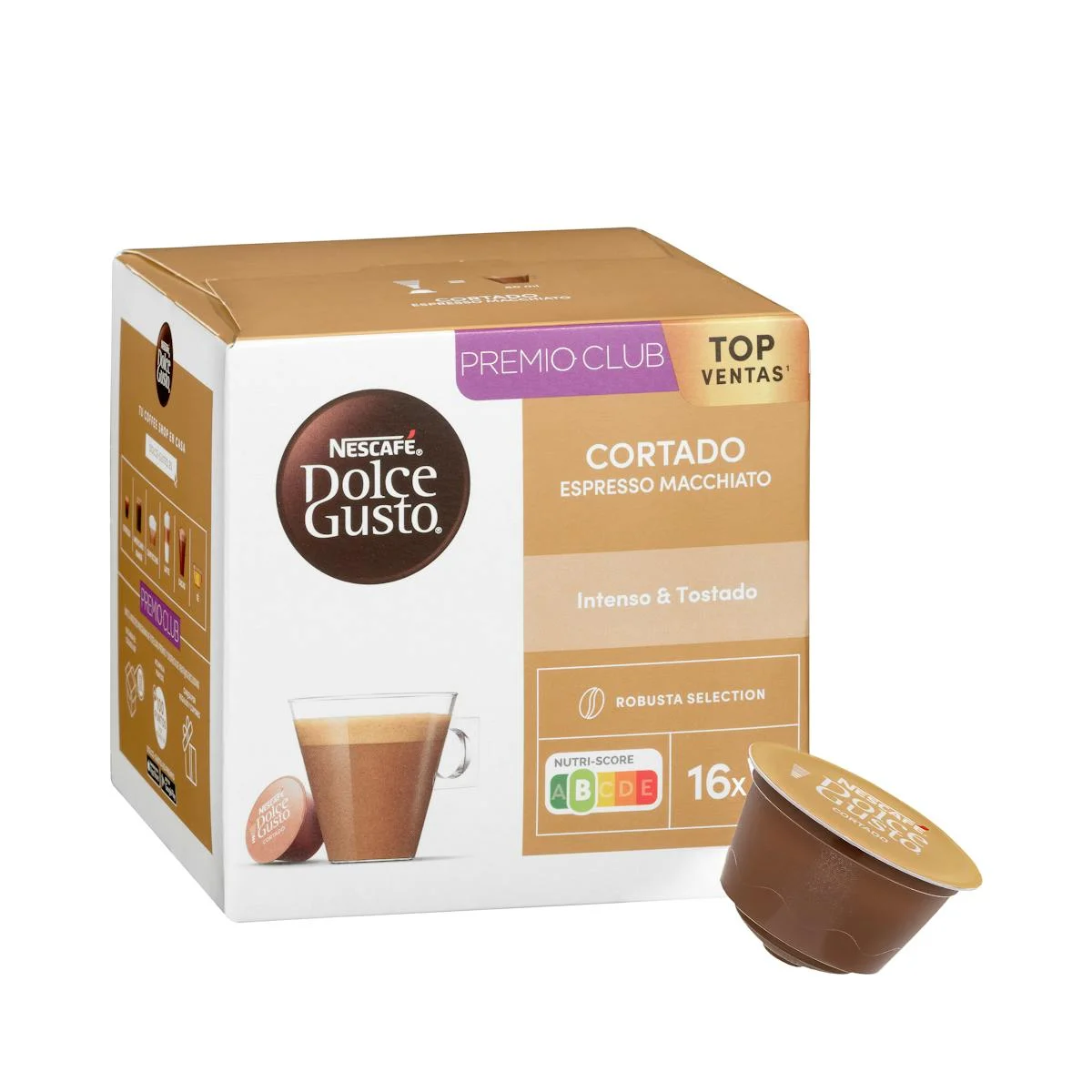 Cortado in capsule Dolce Gusto