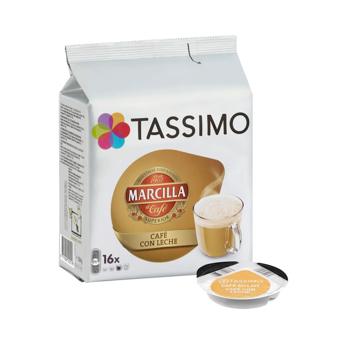 Latte coffee pods Tassimo