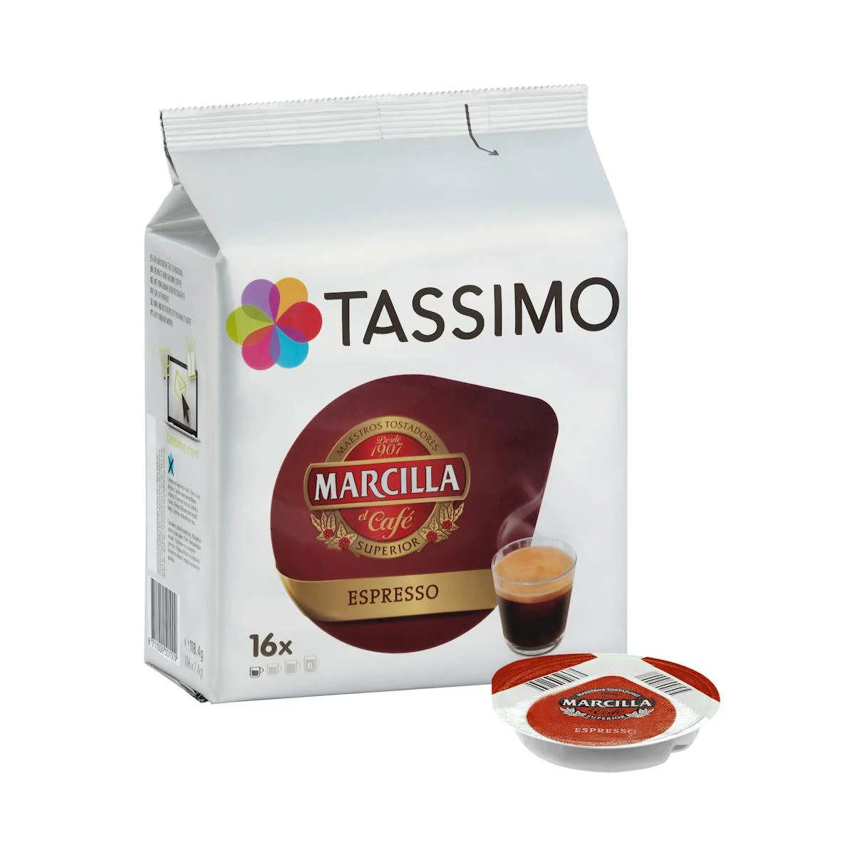 Espresso coffee pods Tassimo
