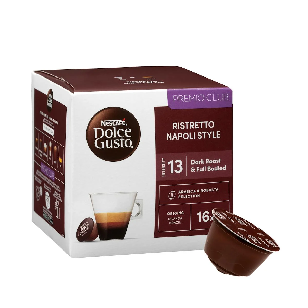 Cafè en càpsula ristretto napoli Dolce Gusto