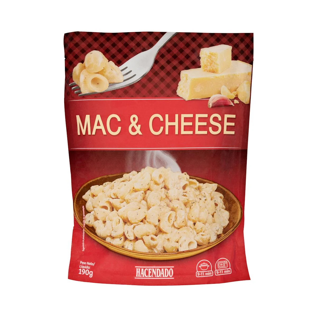Mac & Cheese elbow pasta with cheese sauce Hacendado