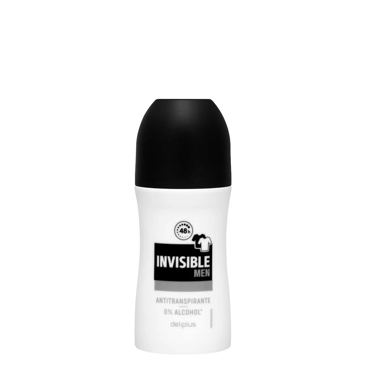 Déodorant anti-transpirant roll-on Invisible men Deliplus