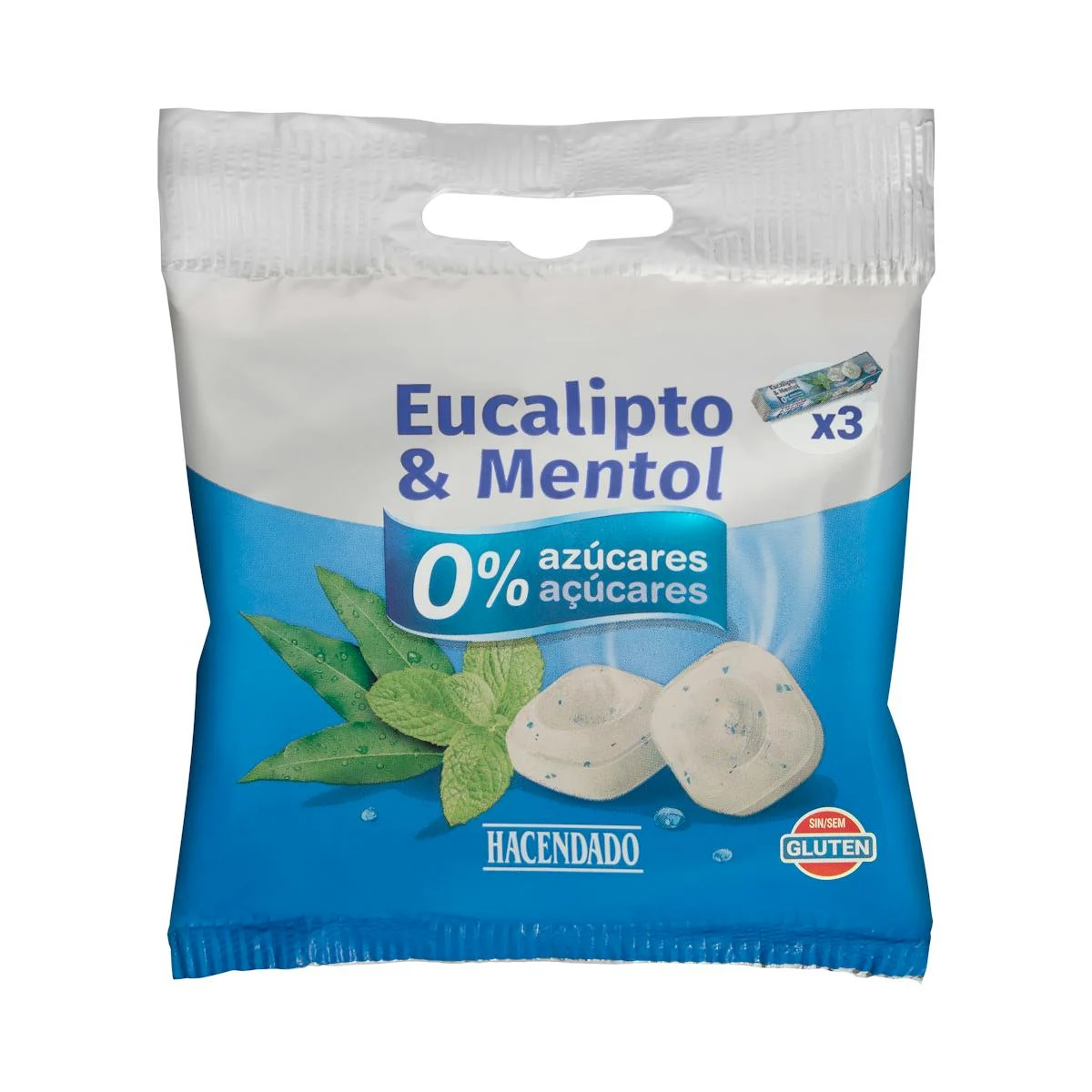 Mentho-lyptus candy 0% sugar Hacendado