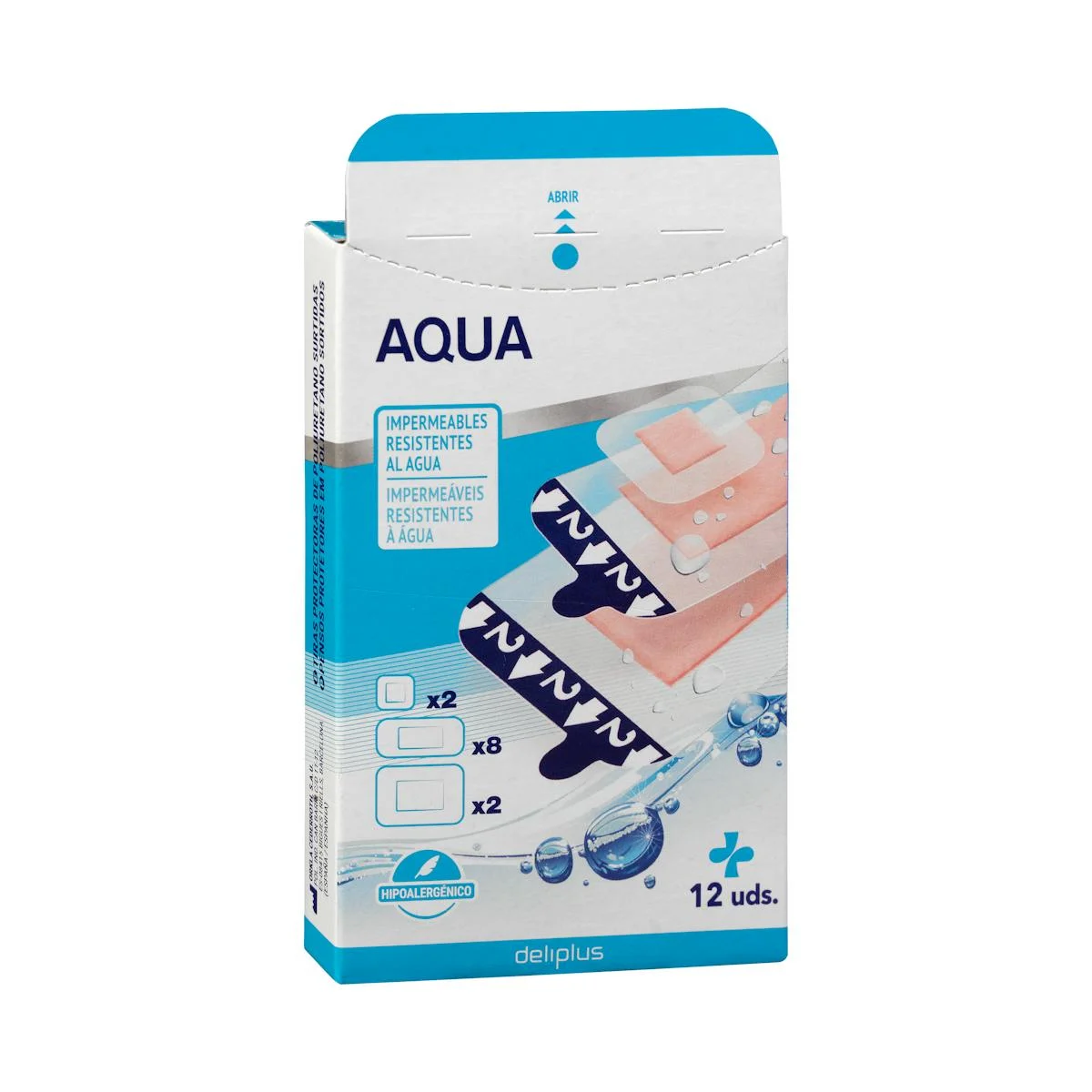 Special polyethylene plasters Aqua special waterproof Deliplus