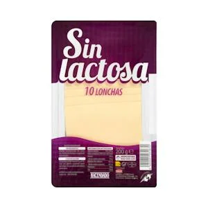 Fromage de vache sans lactose en tranches Hacendado