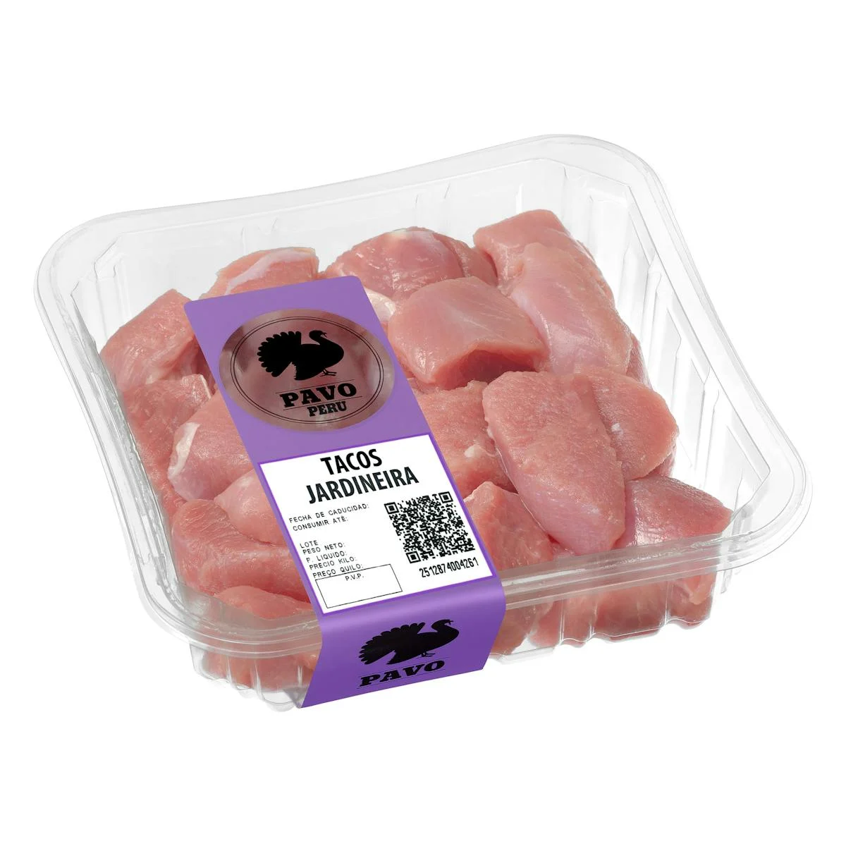 Diced turkey