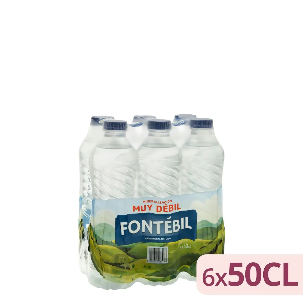Agua mineral pequeña Fontébil