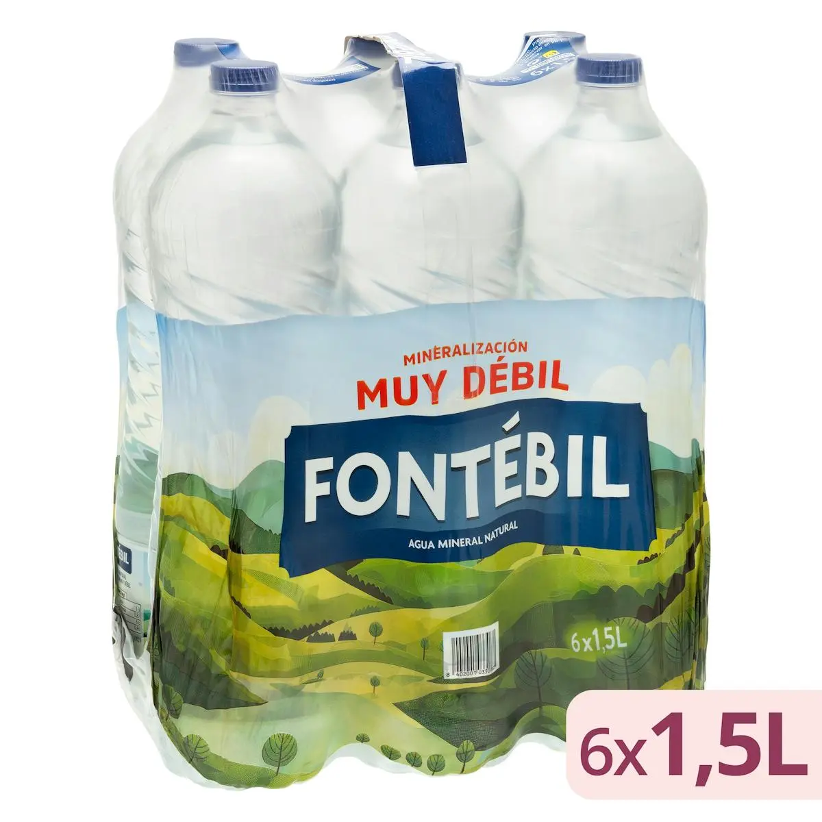 Eau minérale grand format Fontébil