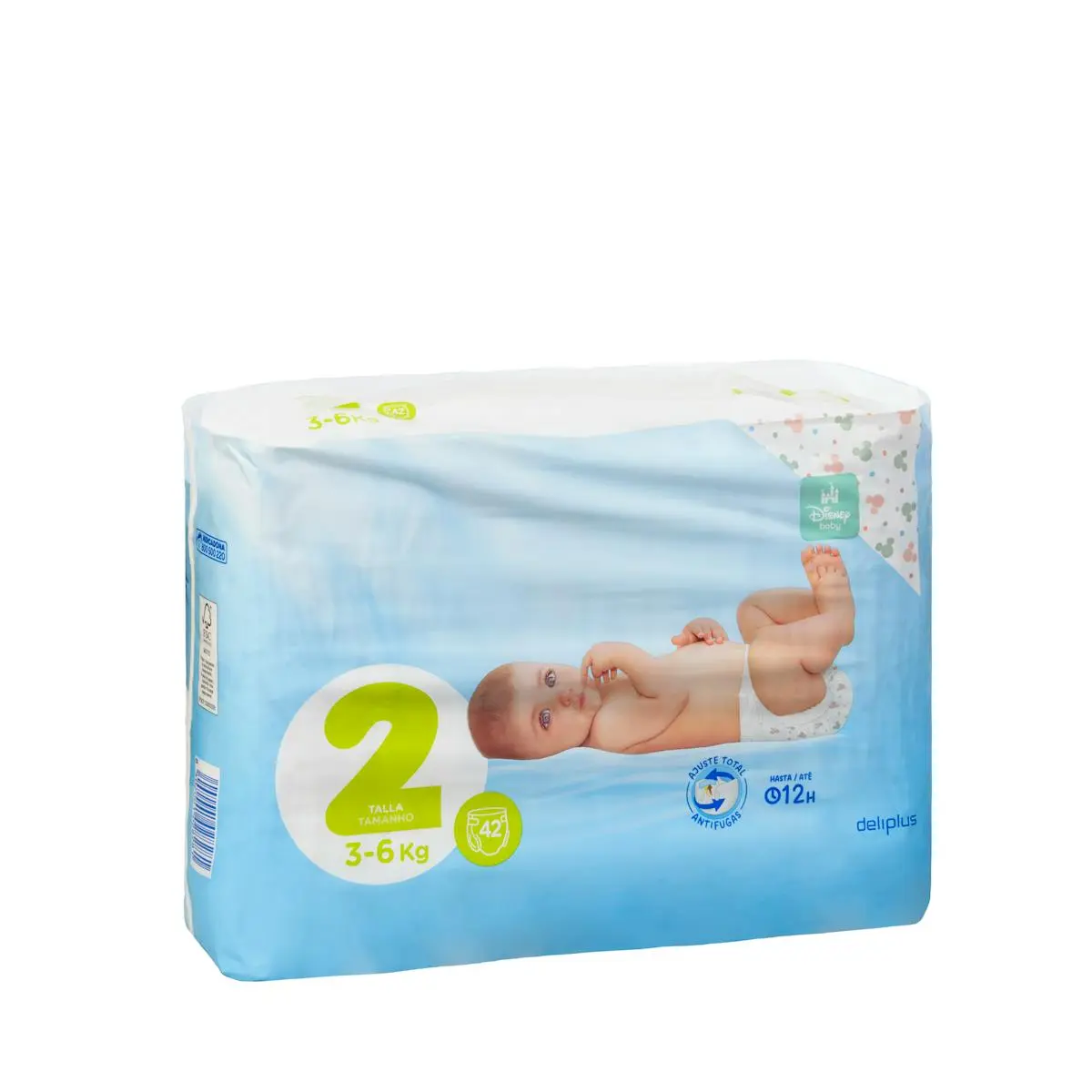Підгузки Deliplus, розмір 2, 3-6 кг