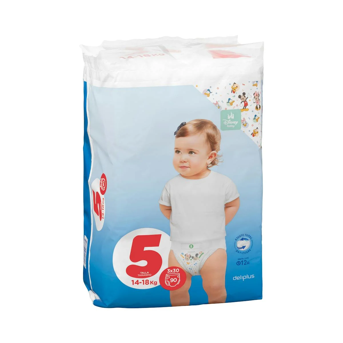 Couches bébé Deliplus, taille 5, 14-18 kg