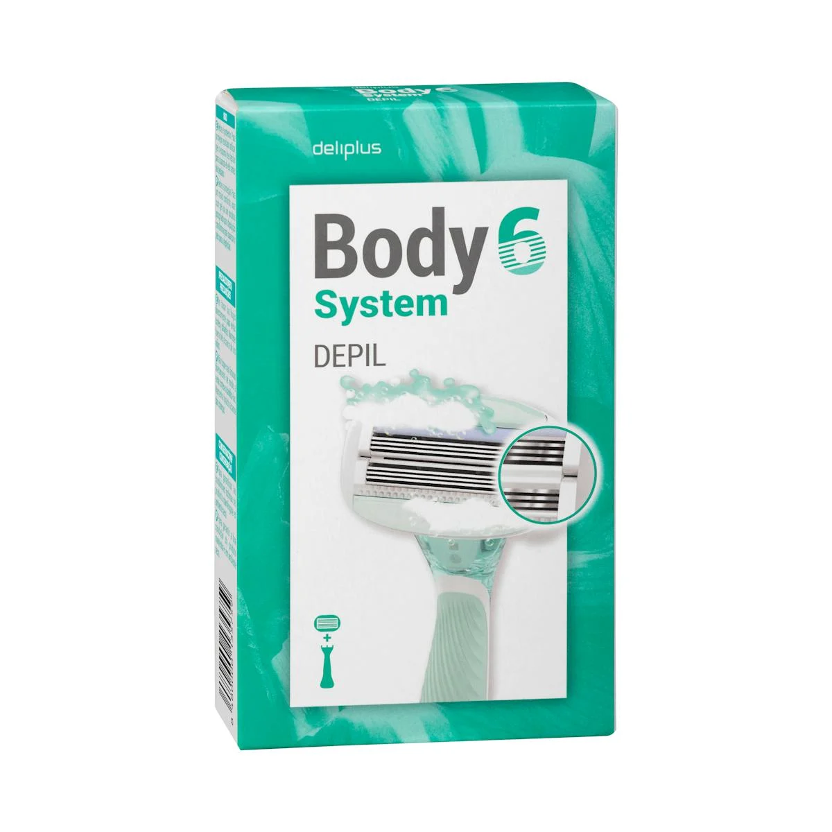 Rasoir rechargeable Deliplus Body System, 6 lames