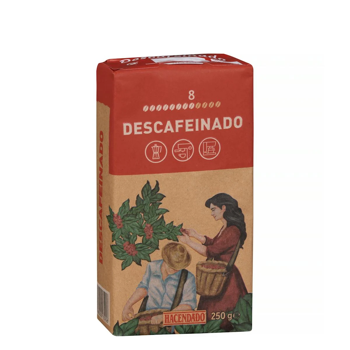 Espresso decaf ground coffee Hacendado