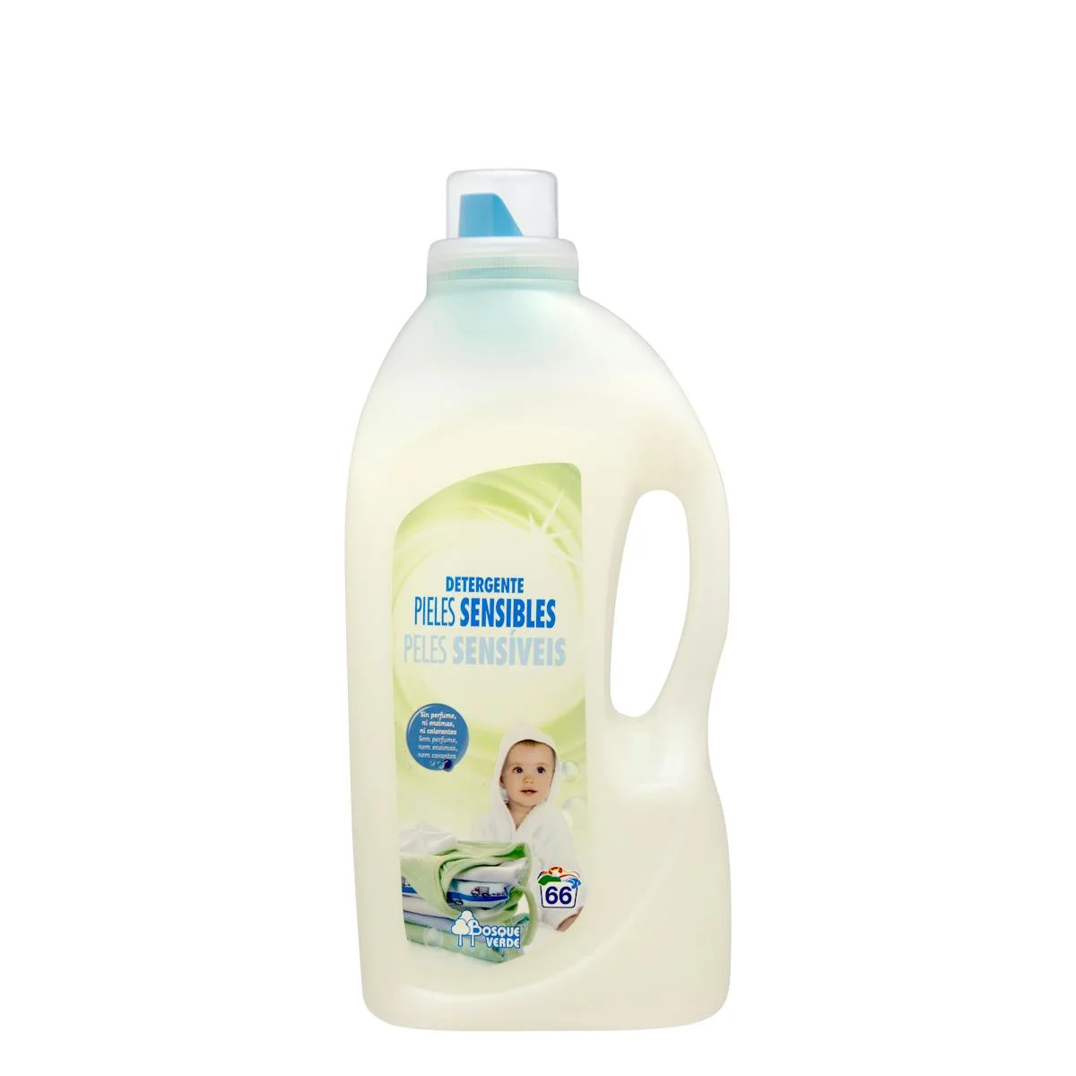 Detergent roba Pells Sensibles Bosque Verde líquid