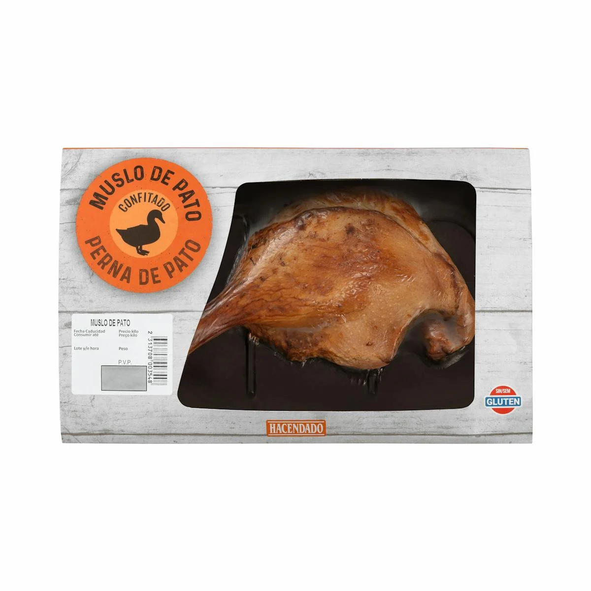Muslo de pato confitado Hacendado
