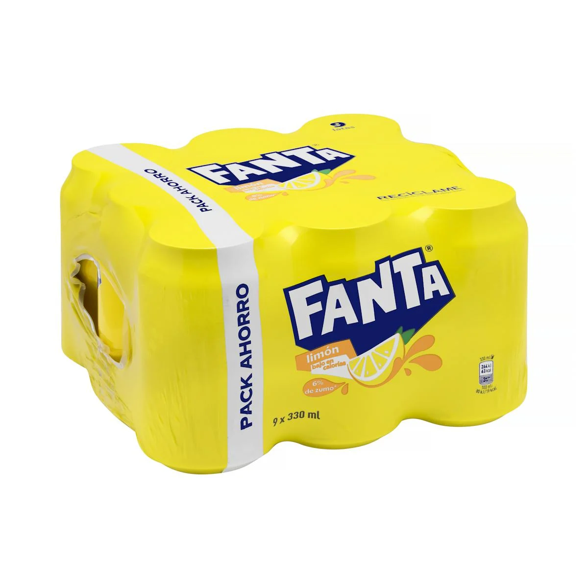 Lemon soft drink Fanta