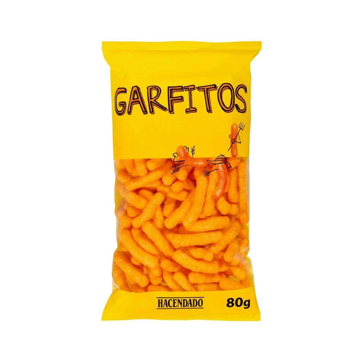 Boules de maïs Garfitos saveur fromage Hacendado