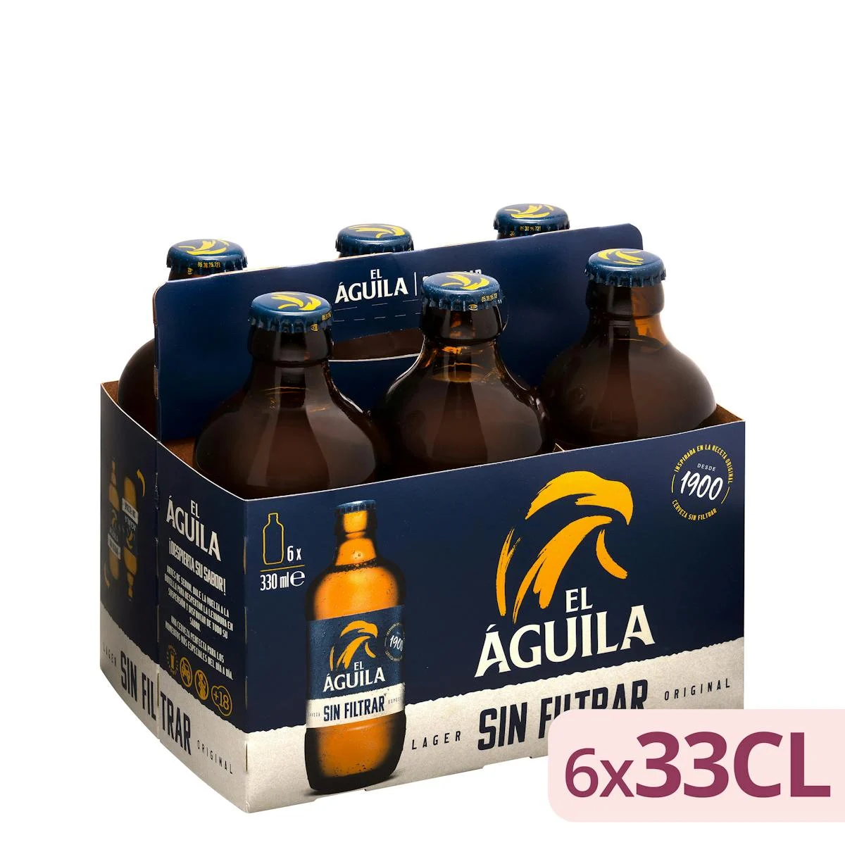 Ungefiltertes Bier El Águila