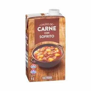 Caldo de carne con sofrito Hacendado