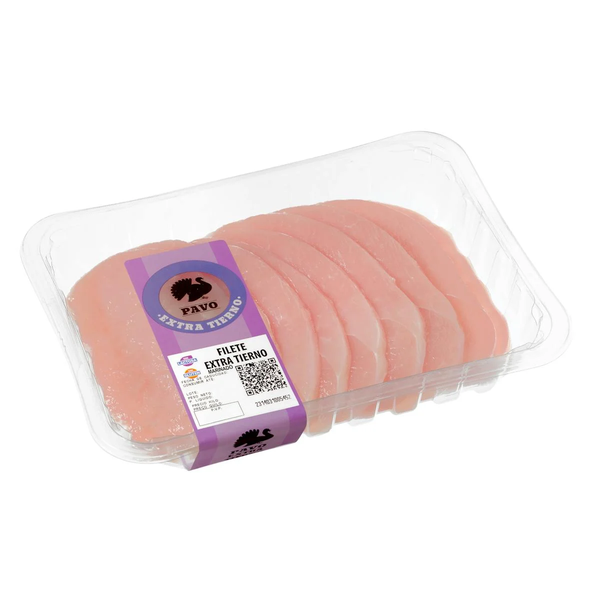 Filets de pit de gall dindi marinats extra tendres