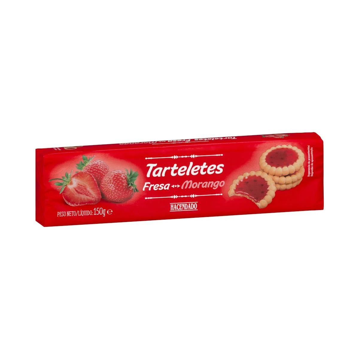 Törtchen mit Erdbeerfüllung Hacendado