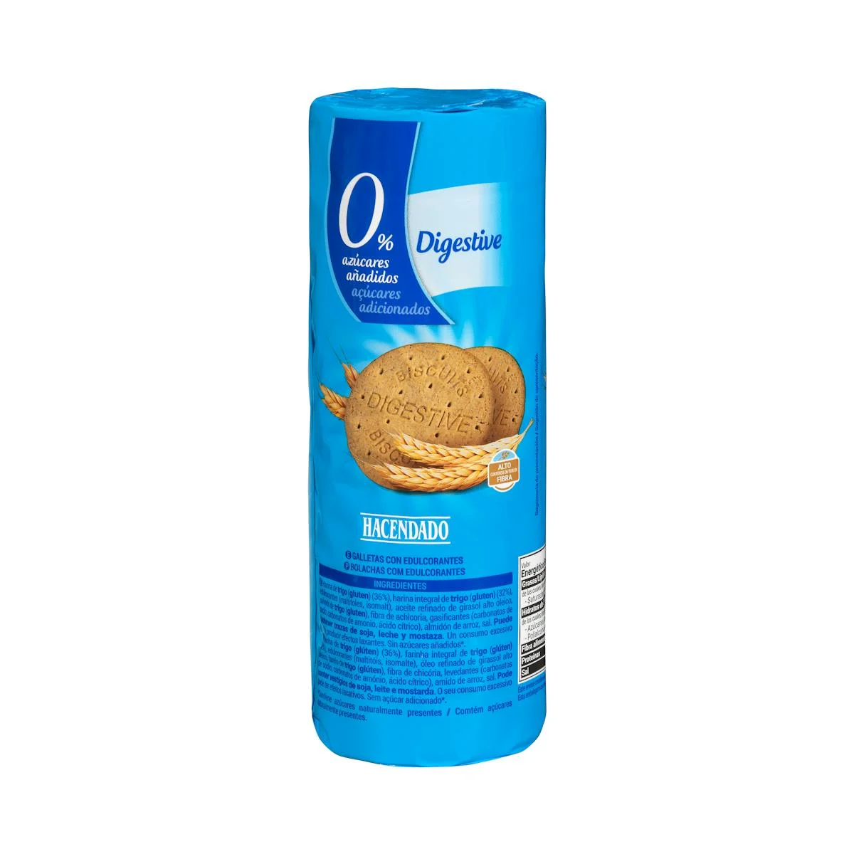 Digestive biscuits with no added sugar Hacendado