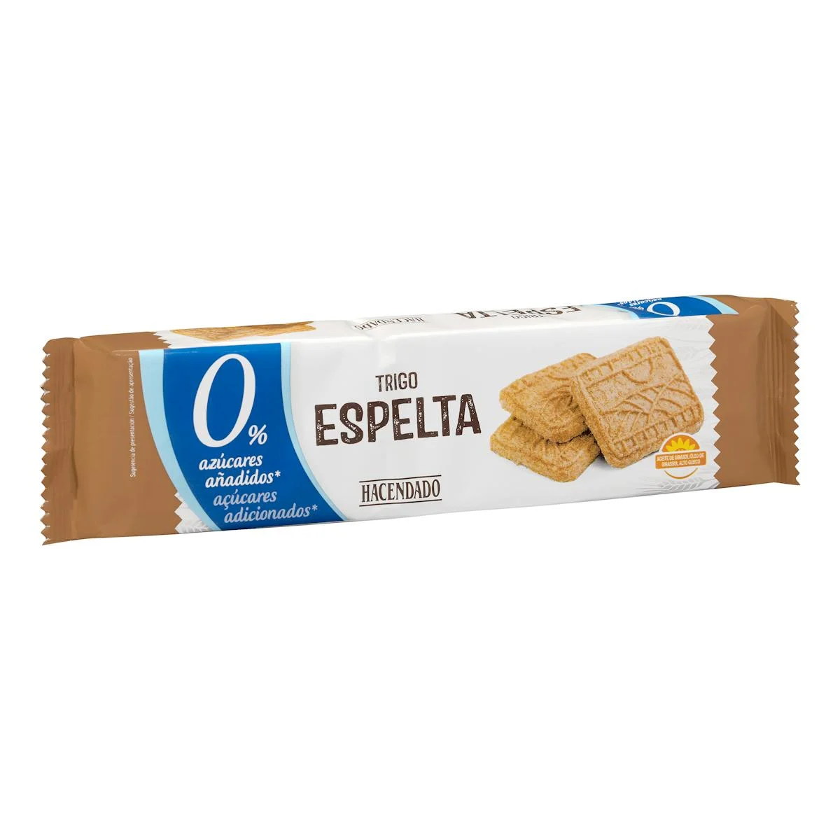 Galetes d'espelta Hacendado 0 % sucres afegits