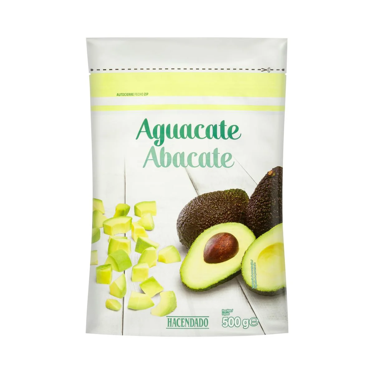 Dés d’avocat Hacendado, surgelés