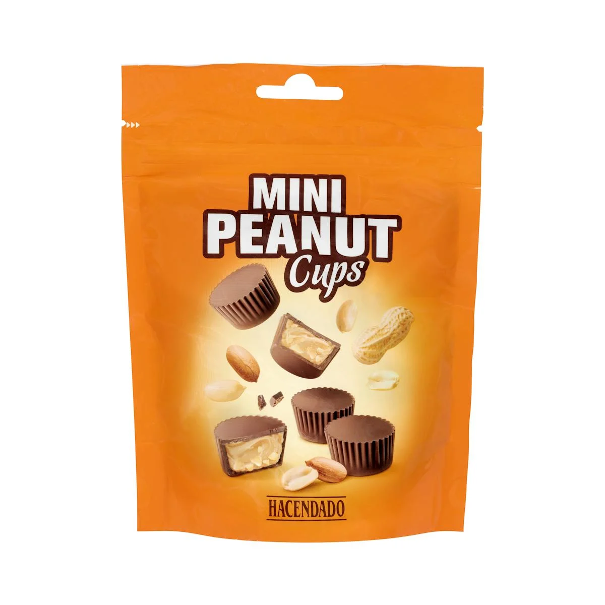 Mini Peanut Cups milk chocolate bonbons Hacendado