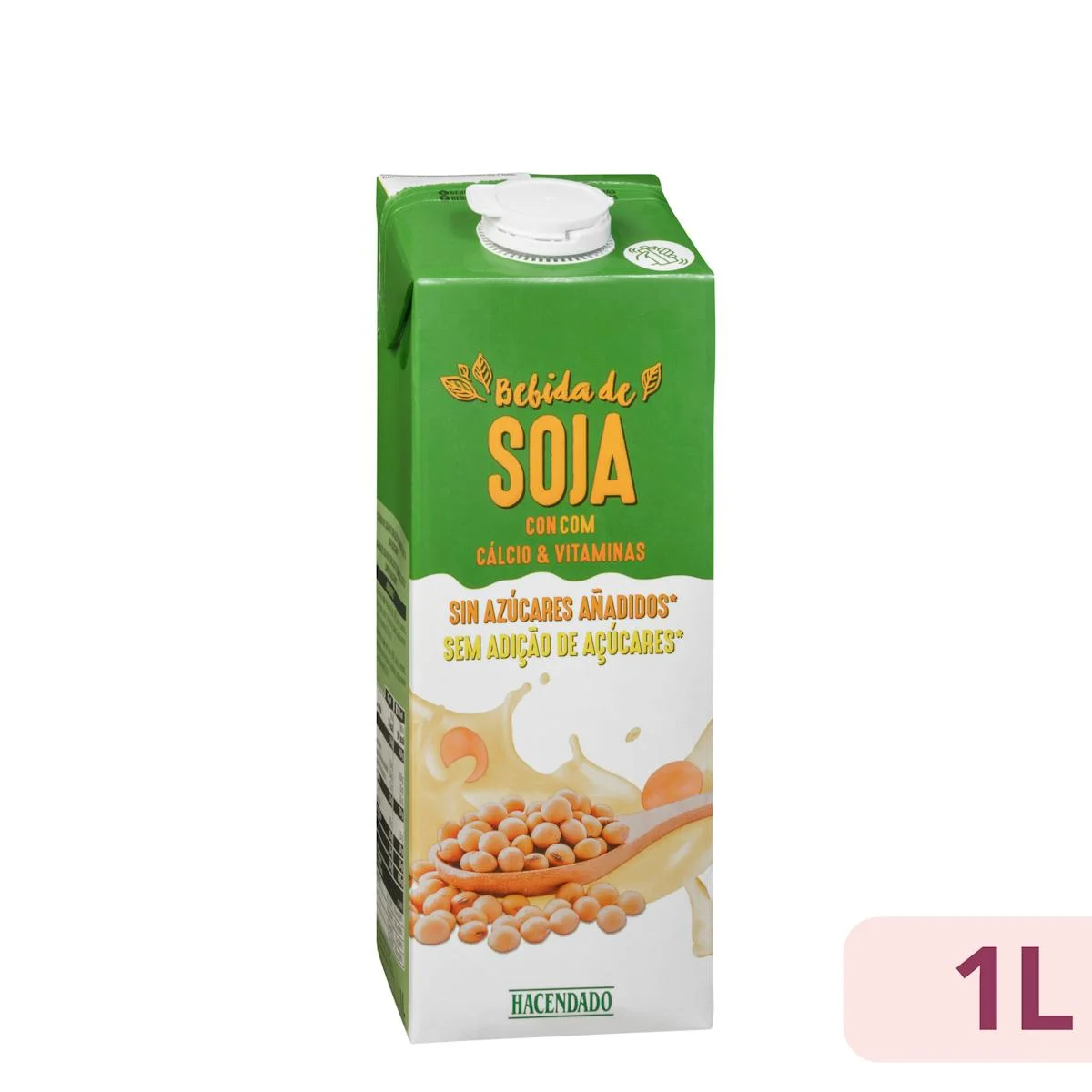 Vitamins & calcium soy drink no added sugars Hacendado