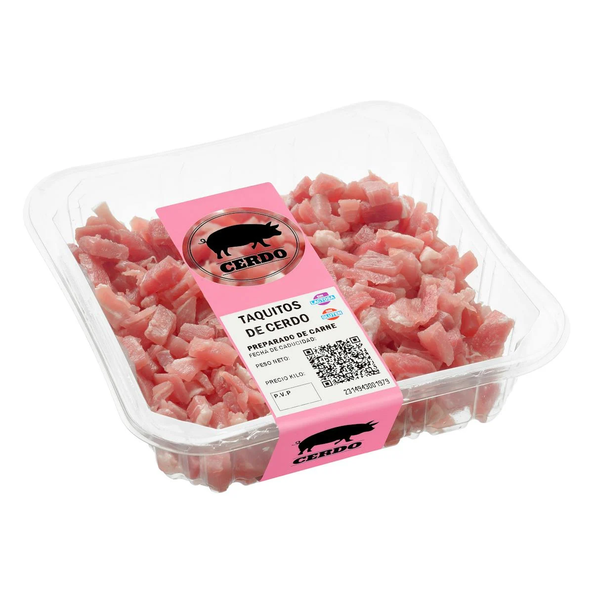 Diced pork