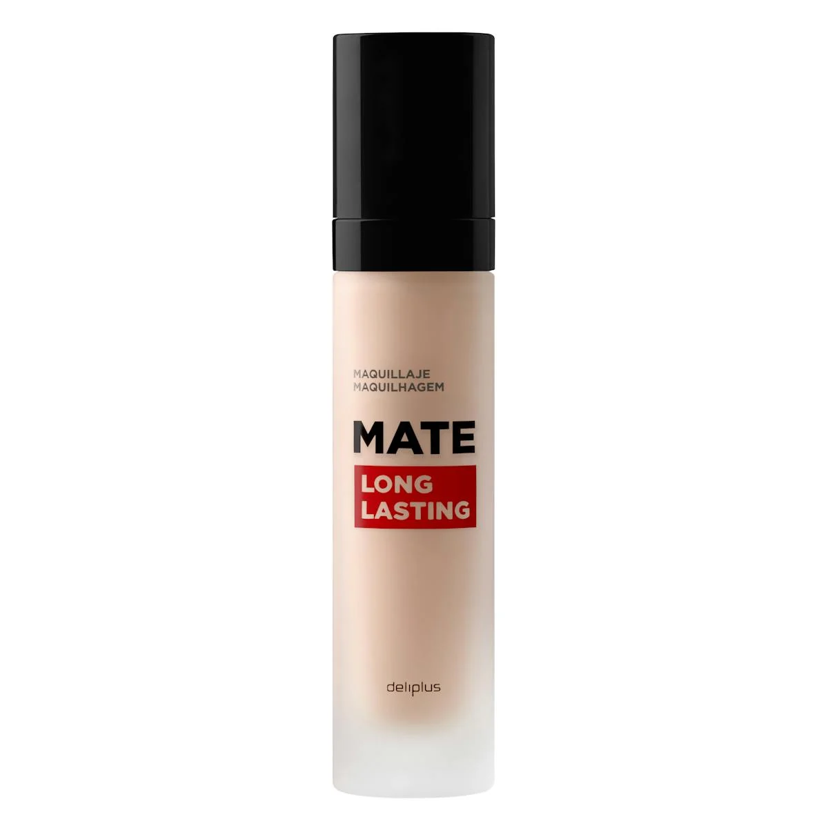 Long Lasting matte liquid foundation 100 porcelain Deliplus