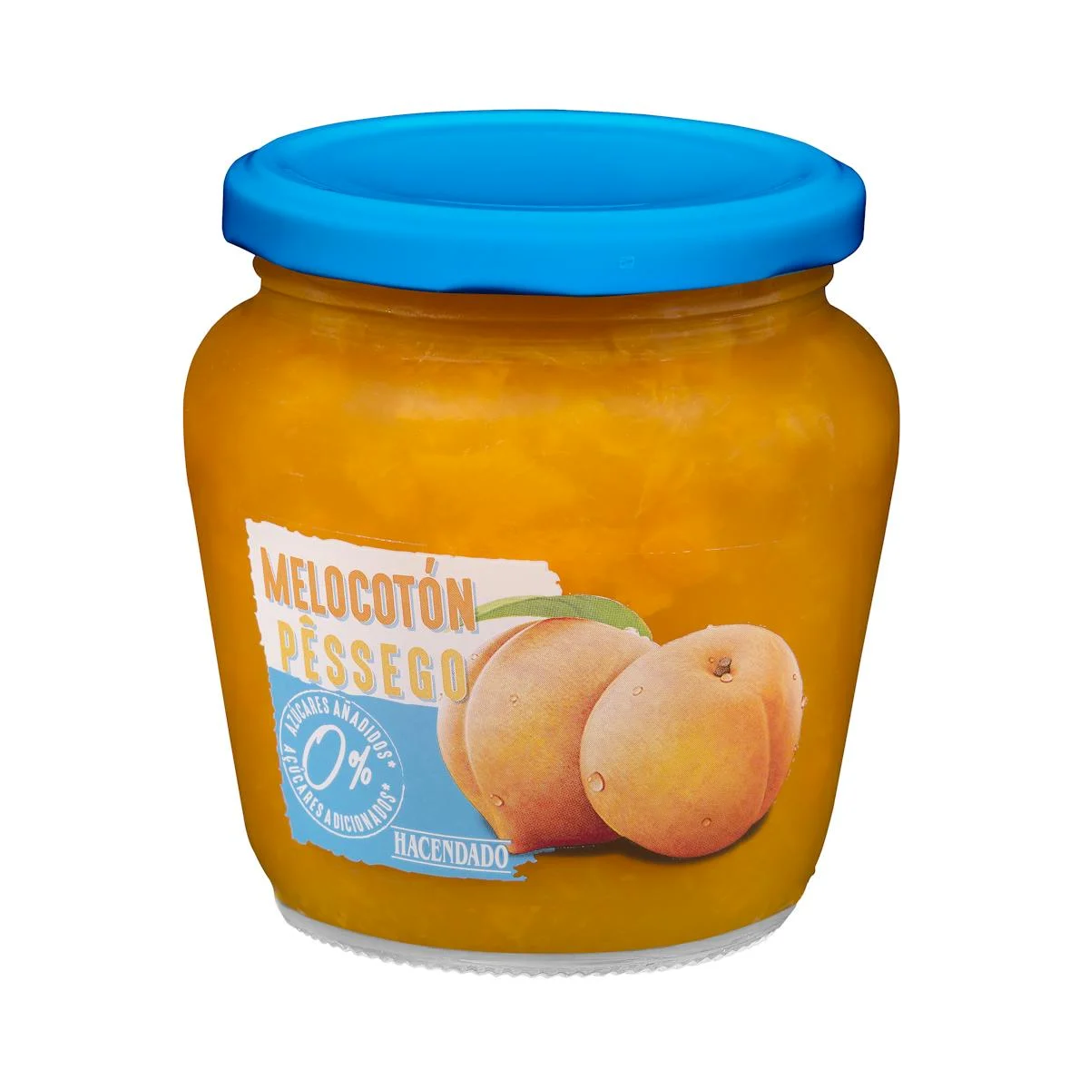 Peach jam 0% added sugar Hacendado