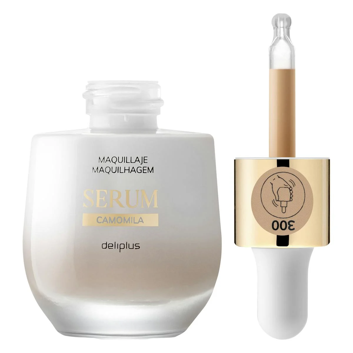 Make-up-Serum mit Kamille Deliplus 300 dunkles Beige