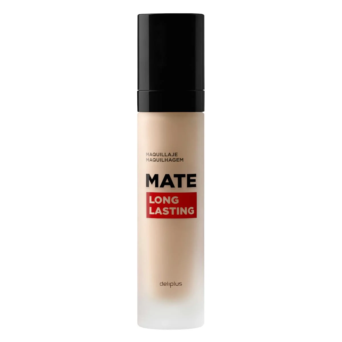 Long Lasting matte Flüssigfoundation Deliplus 220 Goldbeige